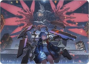 中村エイト　直筆サイン入り　加筆拡張アート　プレイマット　① 中村エイト 直筆サイン入り 加筆拡張アート プレイマット ①